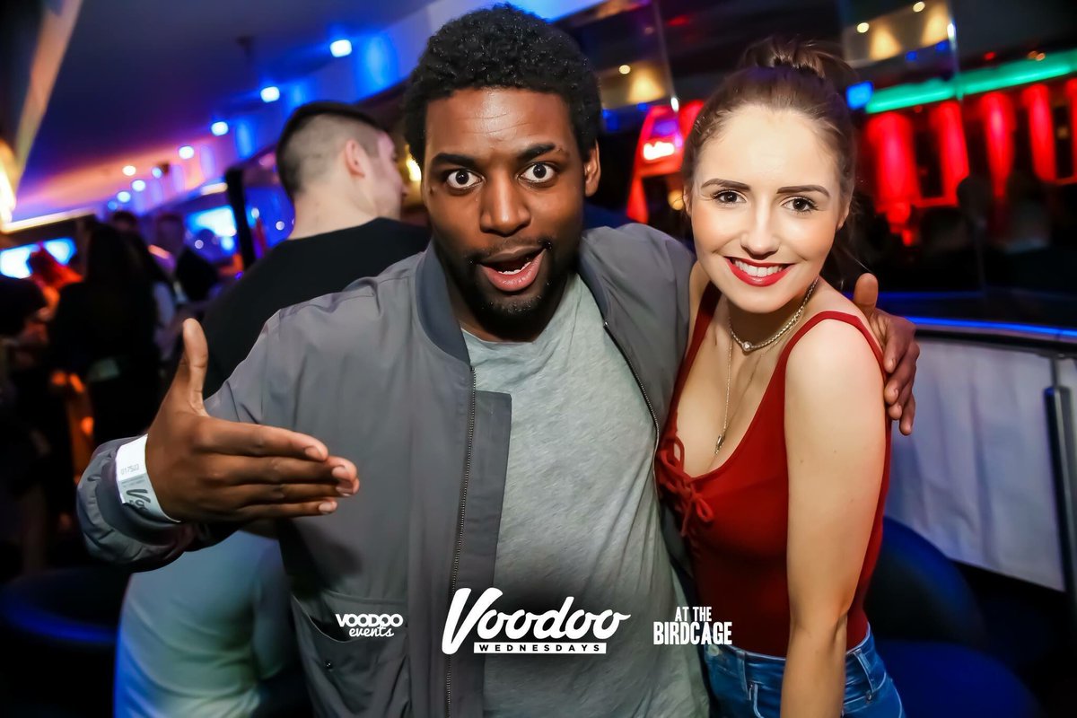 ParadisoManc's tweet photo. When you bump into your latest tinder match in Birdcage..

Voodoo Wednesdays.. anything can happen! 😅 https://t.co/7gx8yHQgcH