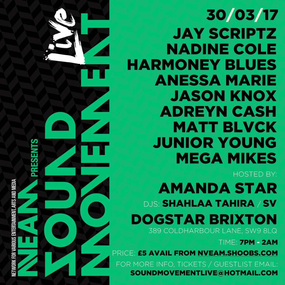 Nveam1's tweet photo. 2 days left until we kick off @SoundMovementLv https://t.co/eiTkpl5MeK