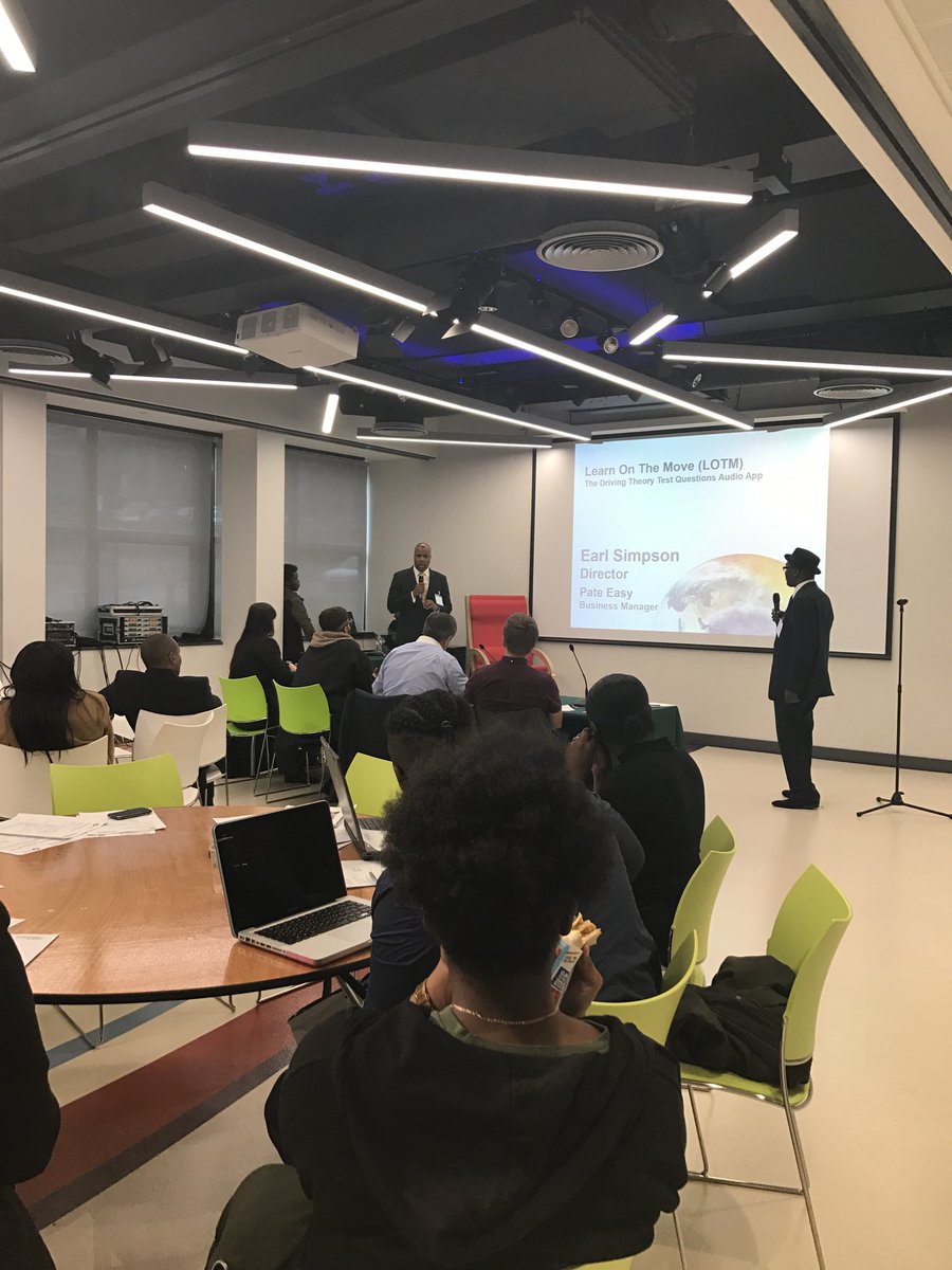 Next up Earl and Pate! Learn On The Move is an audio interactive driving theory test! @BucksNewUni