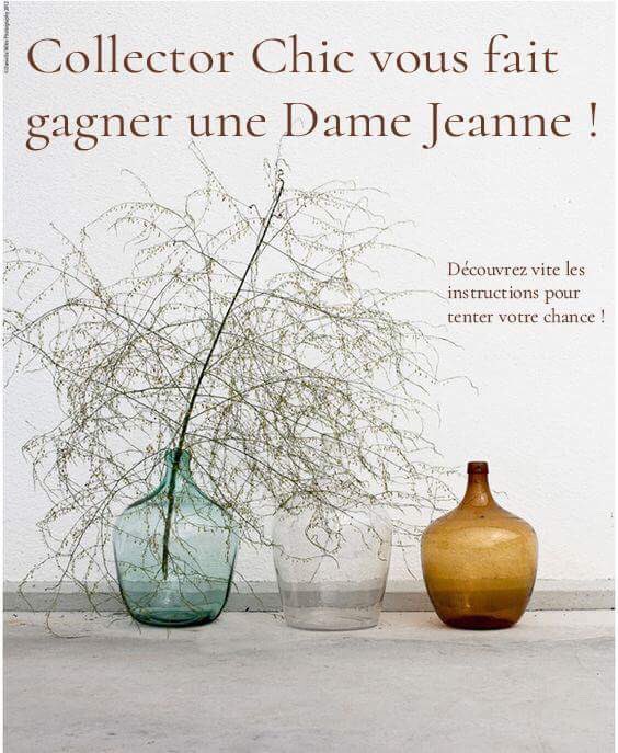 CollectorChic's tweet photo. Concours-1 Dame Jeanne à gagner pour une déco printanière parfaite ! RT et suivez-nous pour participer ! Fin le 07/04. Bonne chance à tous ! https://t.co/EvU0CbSVZ7