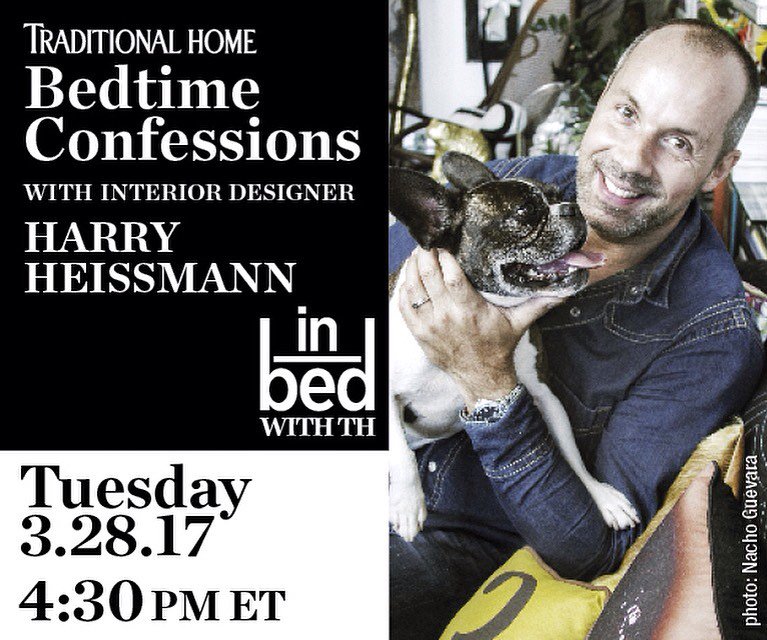 We're getting in bed with <a href="/HarryHeissmann/">Harry Heissmann Inc.</a>! Tune in TODAY at 4:30 ET on Facebook Live! #InBedWithTH