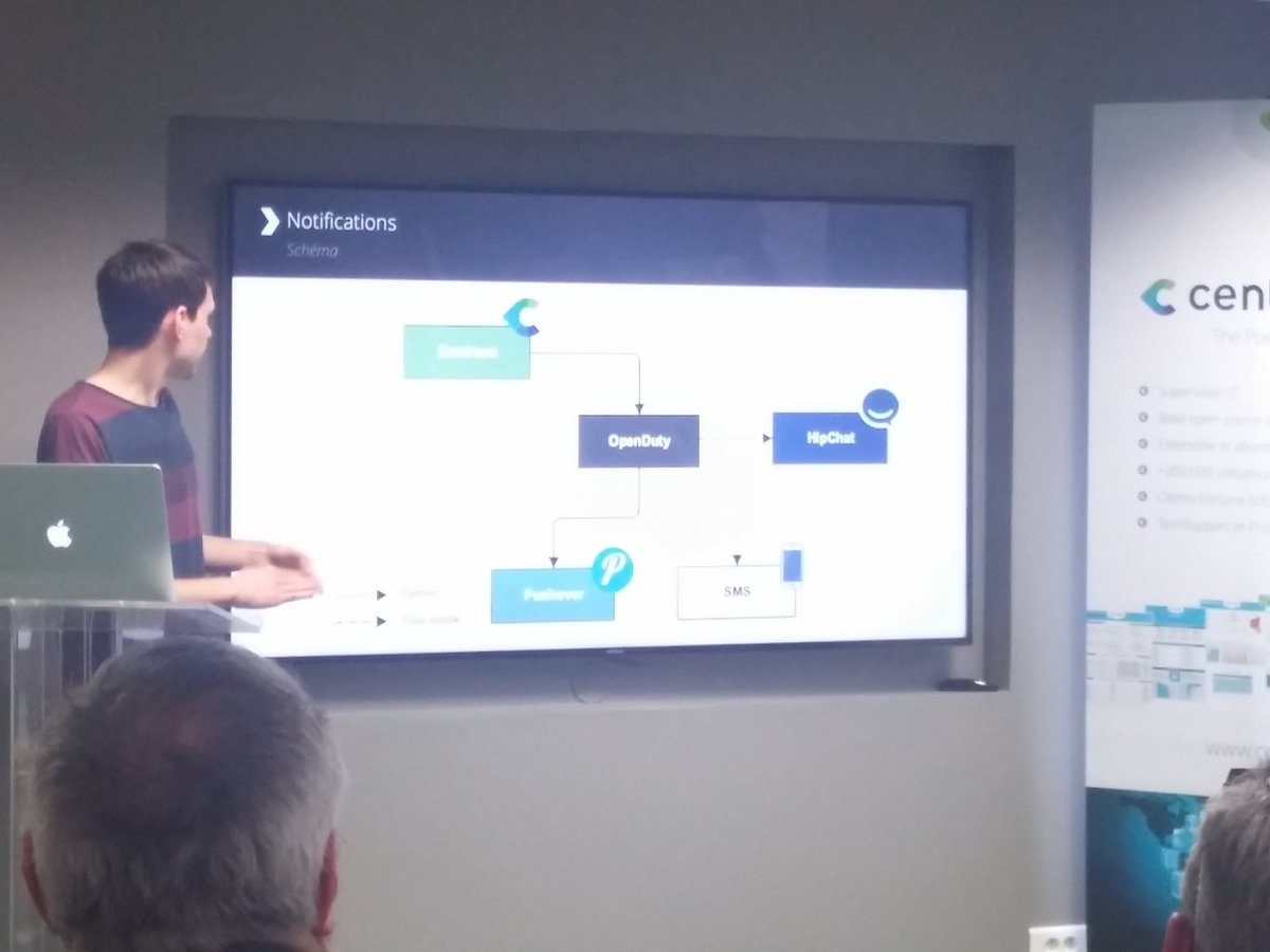 parismonitoring's tweet photo. Centreon pousse vers Open duty qui se charge d'envoyer un push, un sms ou message sur HipChat https://t.co/gjTkcmROWB