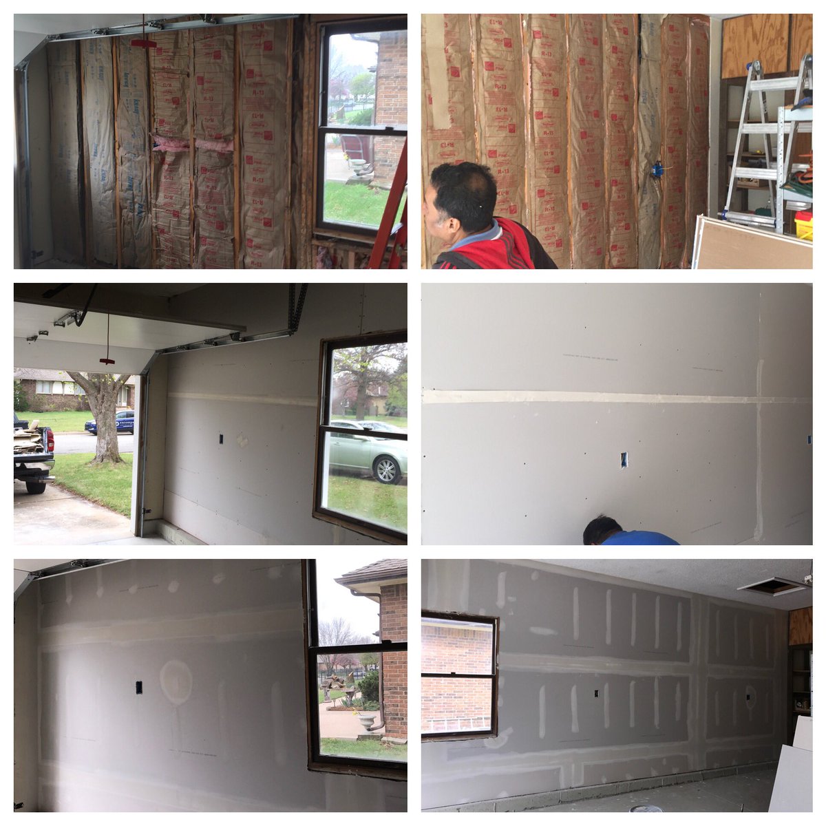 TheRock_Const's tweet photo. Finishing up the garage #AnythingDrywall #Construction #TheRockConst https://t.co/cNiBh4DJH6