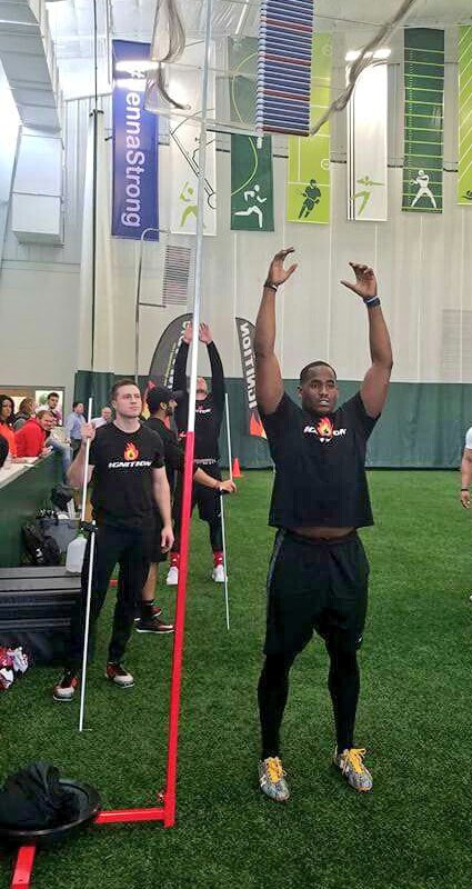 JT Jones went 39.5 on the vertical jump &amp; 10.8 on the broad jump at <a href="/MiamiOHFootball/">Miami Football</a> Pro Day! Both rank #1 for LBs at the 2017 NFL Combine!