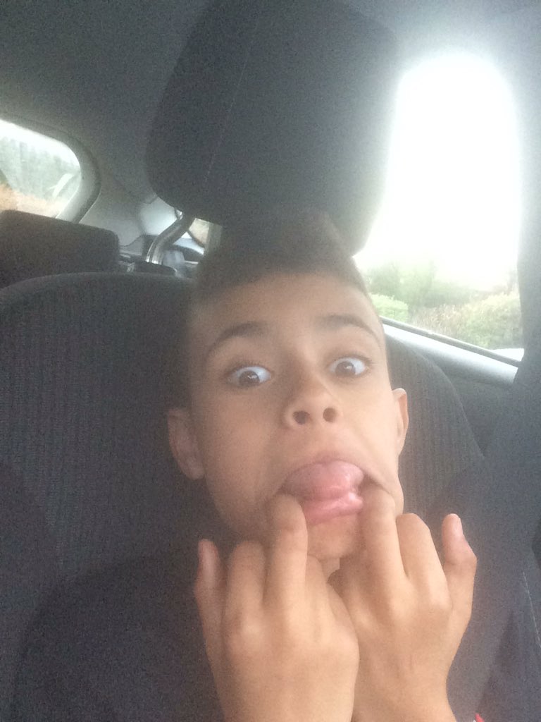 danjbruce's tweet photo. @monster_soup Joseph's funny face to cheer you up https://t.co/0Ex5l95oQ5