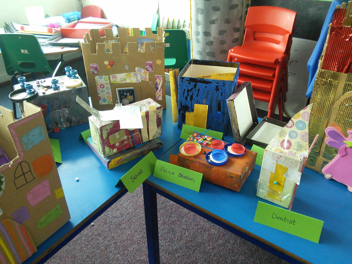 SouthwoldSchool's tweet photo. Class One's fairytale community exhibition was a great success today #projectbasedlearning #community #boxmodelling #townplanners https://t.co/tWFW2dm9Ig