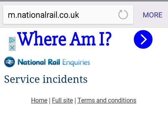 DrRupertM's tweet photo. Appropriate ad placement, as I try to find why my train hasn't moved for 20 mins  #weregrettoannounce @ArrivaTF https://t.co/hkhcJe3oCF