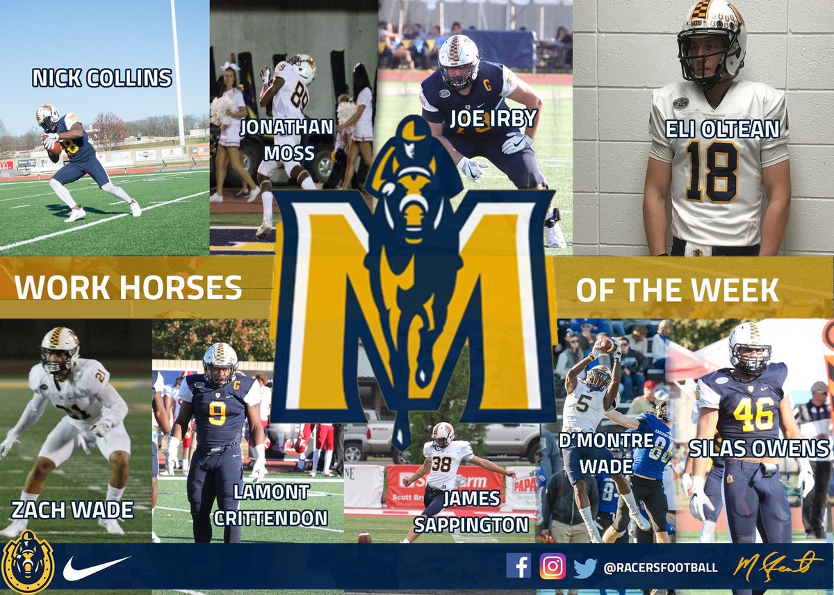 racersfootball's tweet photo. Work Horse of the Day honors: @Jsapp28 @NickCollins_1 @JonathanMoss_2 @jirby78 @EliOltean @OwensSilas @dwade5_ @Zwade7Era @BigHitCritt https://t.co/E0pVoaey23
