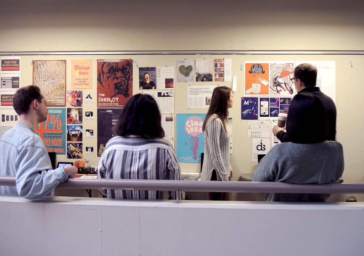 GD Junior Review today! #isugd #collegofdesign #graphicdesign