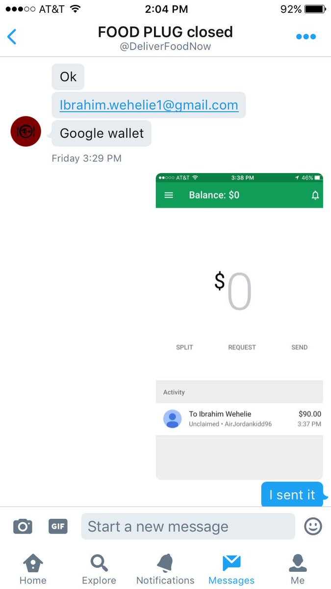 AirJordankidd96's tweet image. @DeliverFoodNow THESE NIGGAS ARE REAL LIVE SCAMMERS BEEN WAITING 5 DAYS FOR MY SHOE ORDER. THEY MESSAGE ME TELLING ME TO GO TO MY BANK SMH 😡