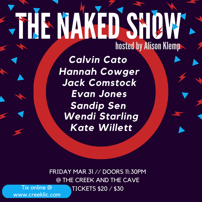 nakedshownyc's tweet photo. Normally you're not supposed to laugh at naked people. We like to make an exception. https://t.co/rkjJoupETP …#nakedcomedy #nyc #fridaynight https://t.co/LwHbmSqoxT