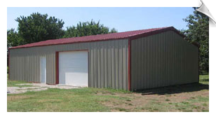Excelbuildings's tweet photo. 30'-0 x 50'-0 x 10'-0 3:12 Pitch DIY Steel Garage Building Kit, Simple Eave Trim with Rustic Red Roof and Trim with Desert Sand Walls. https://t.co/riZUlc77PM