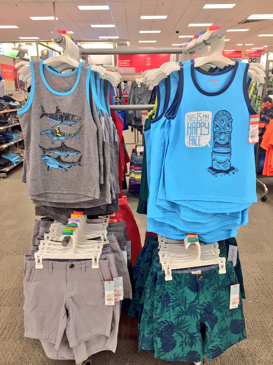 Moved our warm weather clothing front &amp; center ☀️ #t1305 #swim #boysapparel #CatAndJack <a href="/TimfromT1305/">Tim Enos</a> <a href="/cherieqt/">Crystal Nelson</a>