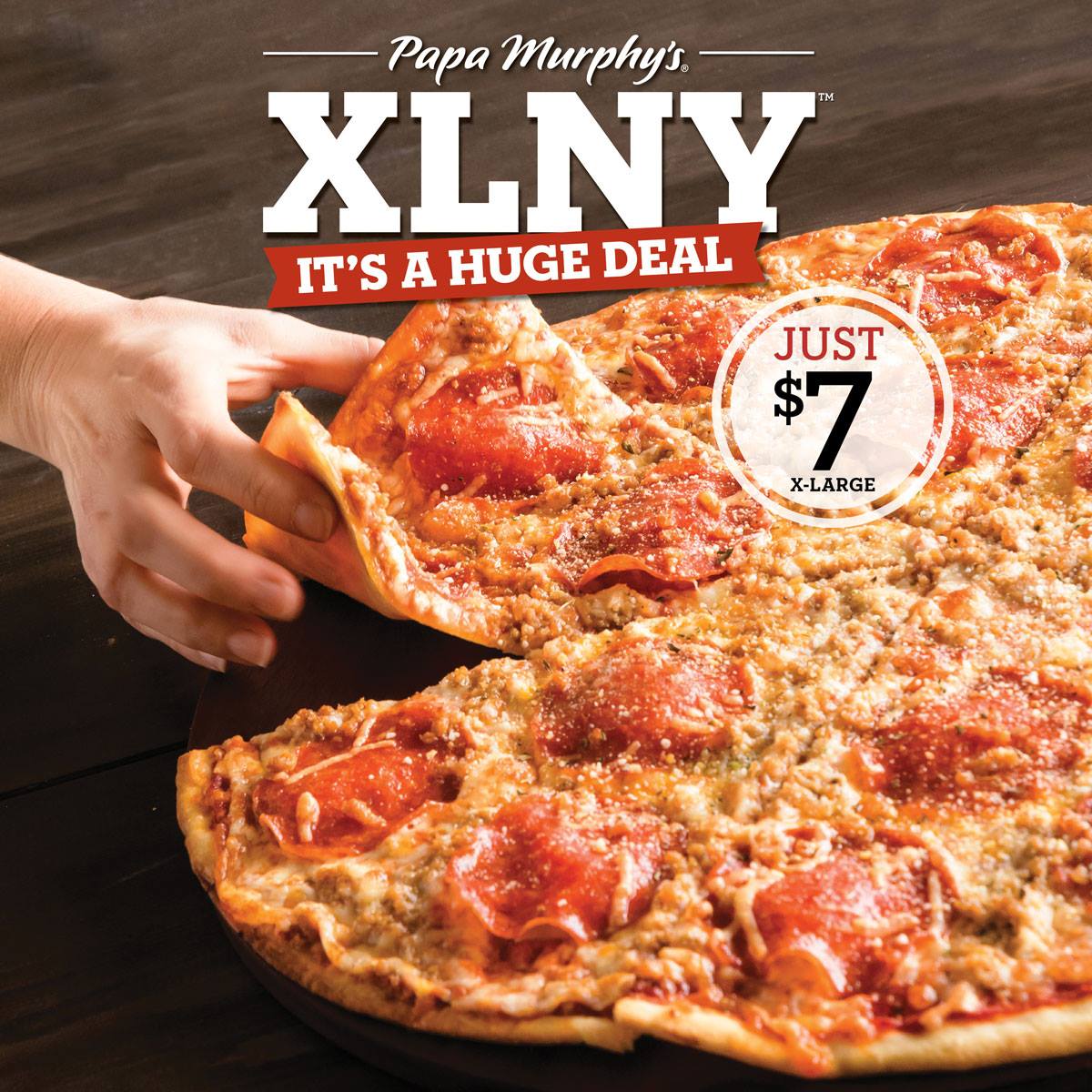 Papa Murphy's Pizza - The XLNY: too big for one post, but still