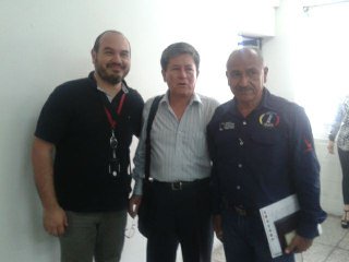 Reunión Director General Ministerio Educación Iván  Rendón y Jefe ZOna Educativa Tachira Eleazar López Silva junto a jefes de divisiones.