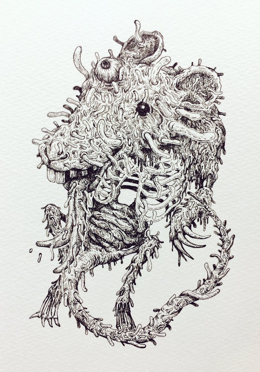 Andmorefine ドブネズミみたいに美しくなりたい イラスト ペン画 気持ち悪い ドブネズミみたいに美しくなりたい リンダリンダ