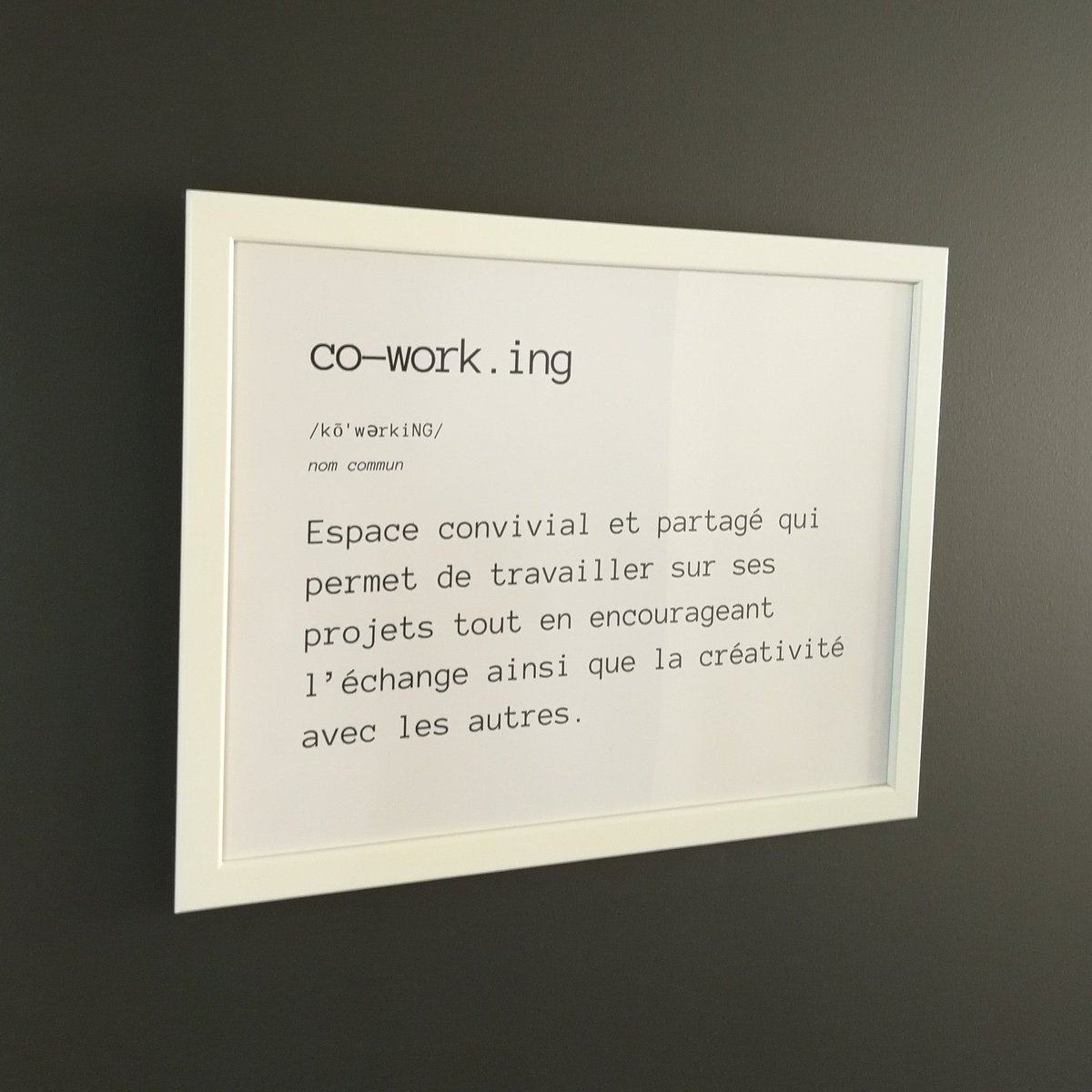 Nos murs s'habillent !! #coworking #toulouse