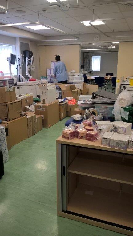 who would have guessed one tiny room could hold so much stuff? #Tardis #newshelving #nowicanfindit  happy days