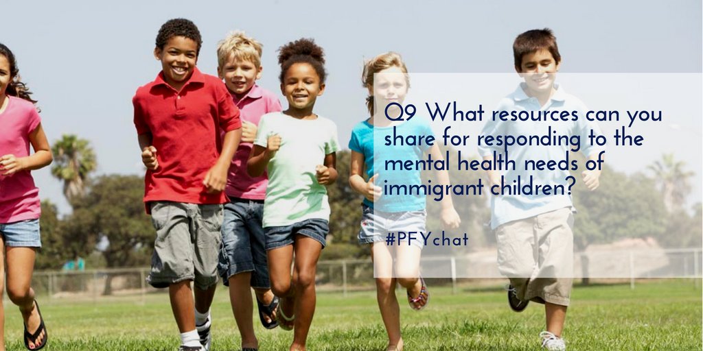 APAPublicInt's tweet photo. Q9 What resources can you share for responding to the mental health needs of immigrant children? #PFYchat https://t.co/W0TTEl0XgA