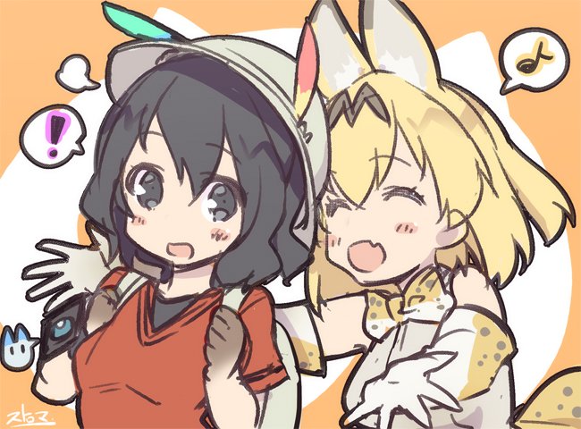 最終回 かばんちゃんの指毛今フッサフサなのかな……😺 #けものフレンズ 