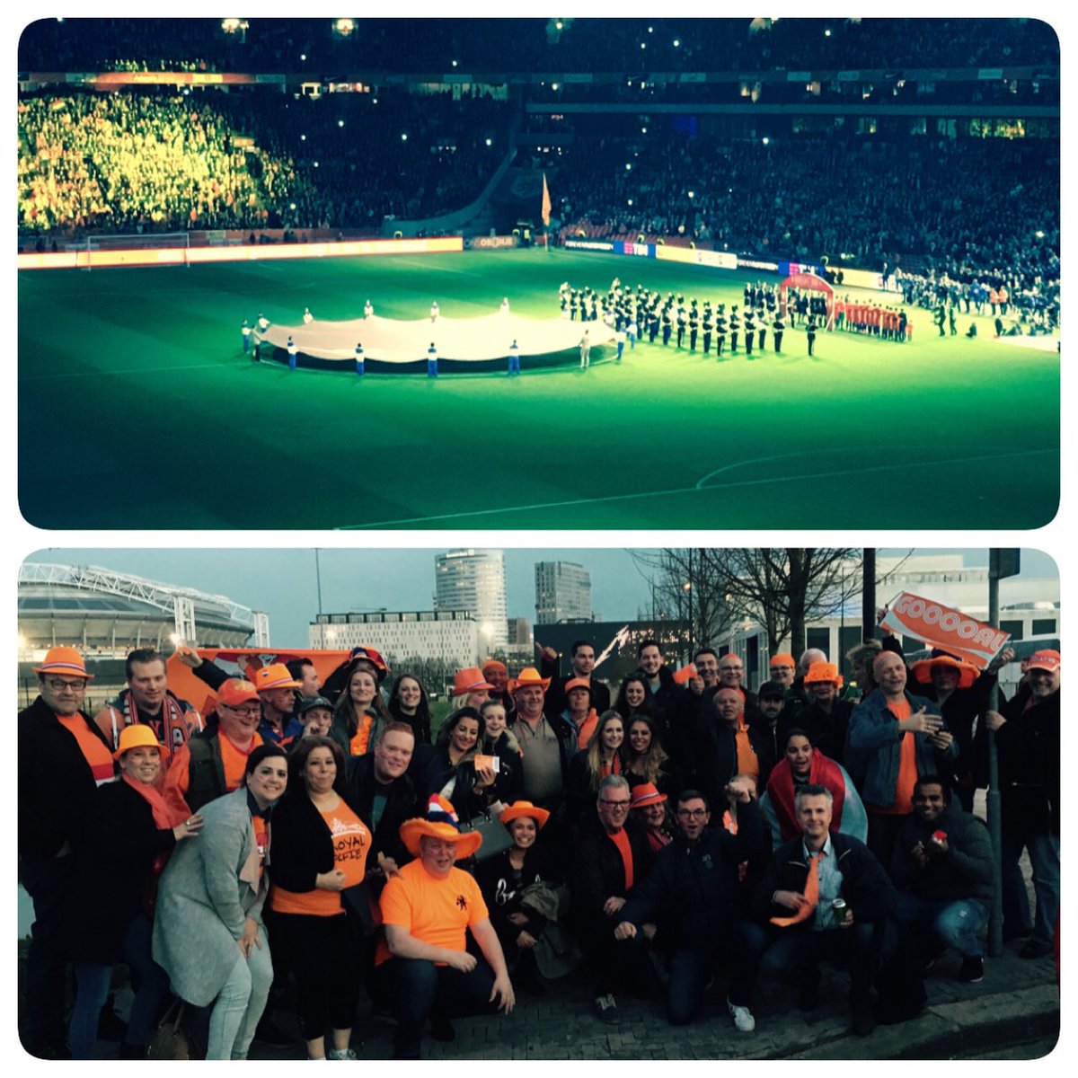 Vanavond met 50 onmisbare stewards, hostessen en parkeerwachters van <a href="/NEC_Nijmegen/">N.E.C. Nijmegen</a> in de ArenA aanwezig bij <a href="/OnsOranje/">OnsOranje</a> #NEDita #dankbaar