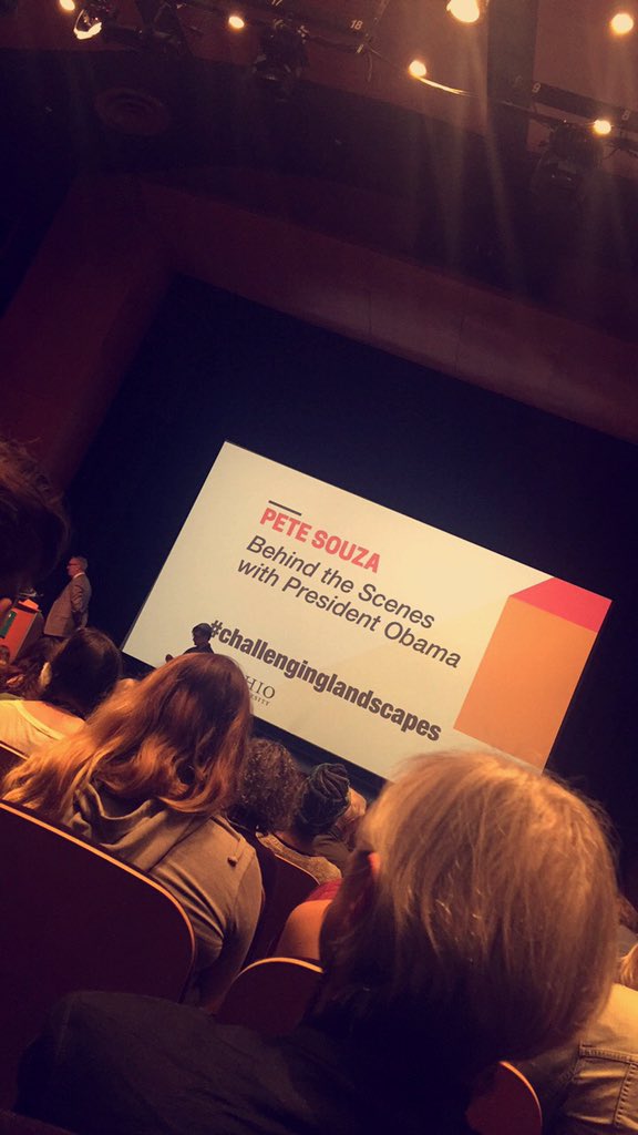 Ready for Pete Souza's Behind the Scenes with President Obama #challenginglandscapes