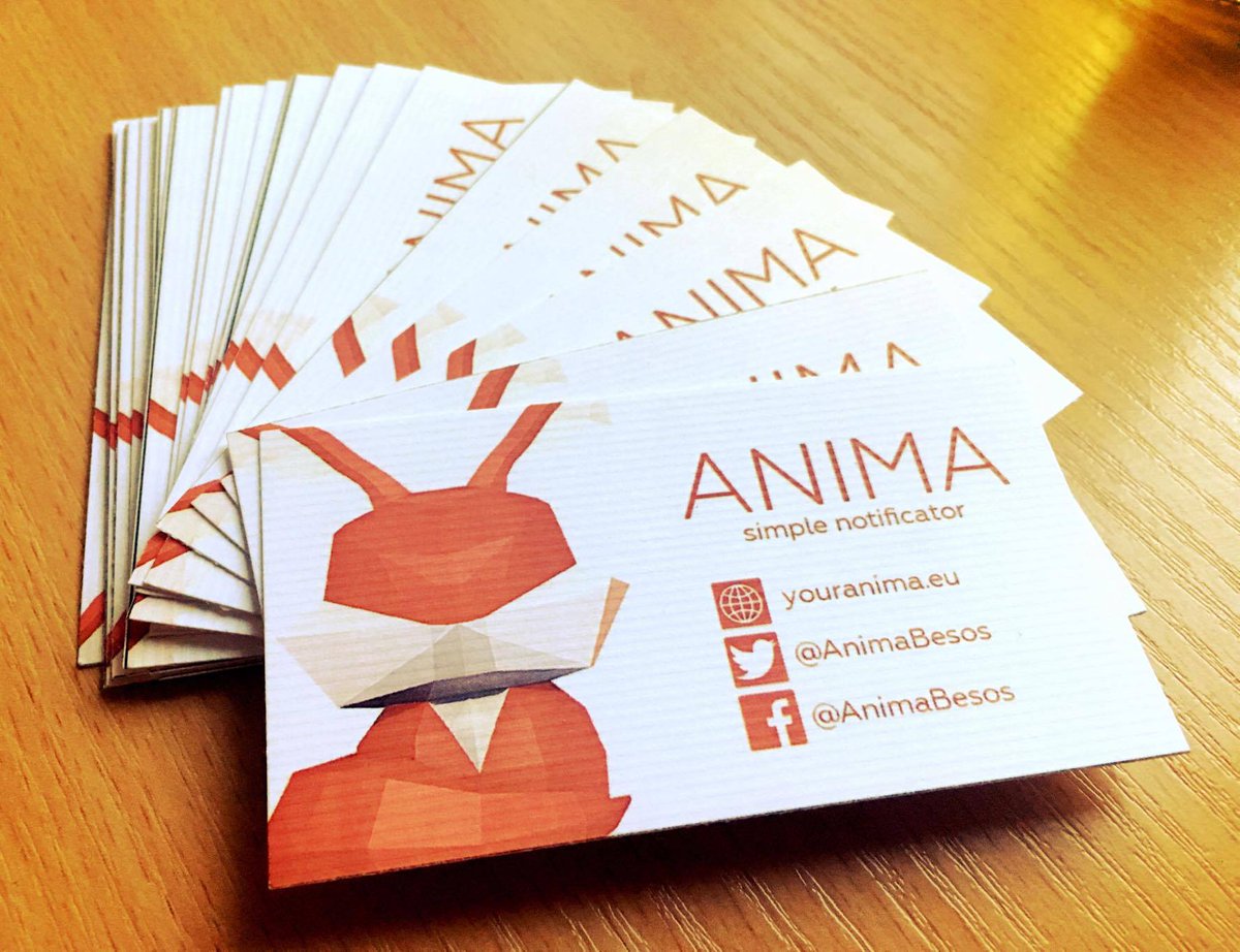 AnimaBesos's tweet photo. My new #business card! Something is comming! Follow us... #entrepreneur #startup https://t.co/vcxN9uhYYt