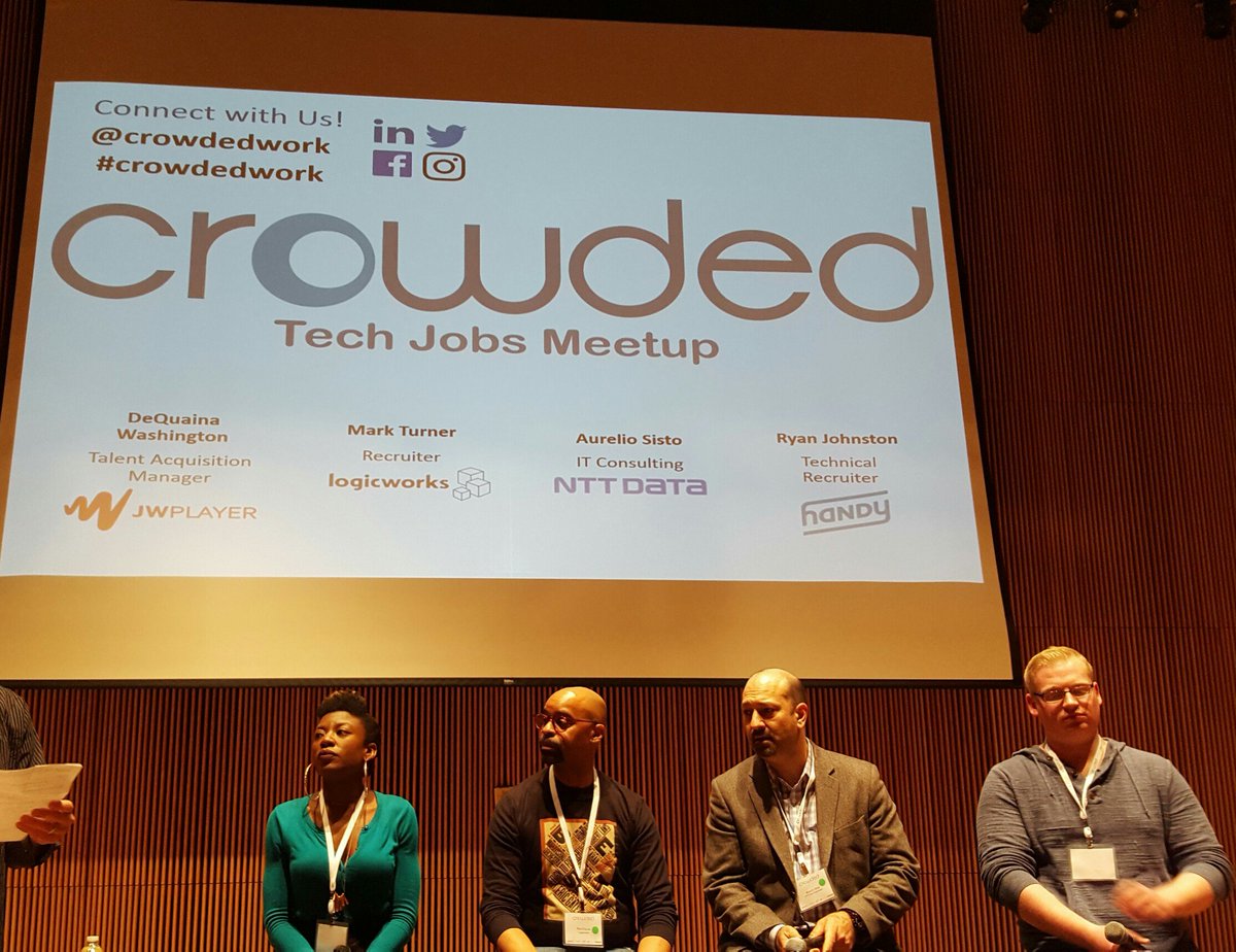 Esmerald_55's tweet photo. Great advice from this group of talented folks. Loved the thirteenth floor story! #crowdedwork https://t.co/1LBrUWdE3W