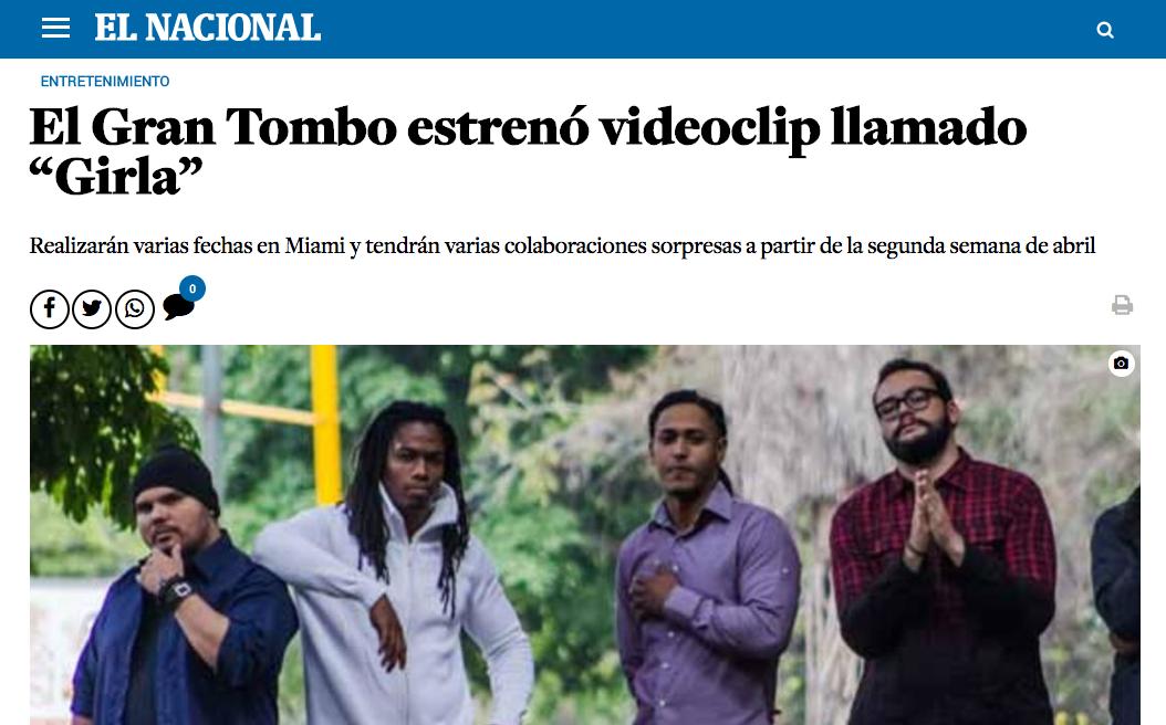 Esta #GiraDeMedios de #Girla continúa!
Click y entérate de las fechas que tendremos en #Miami ! el-nacional.com/n/87143 <a href="/elnacionalweb/">El Nacional</a>