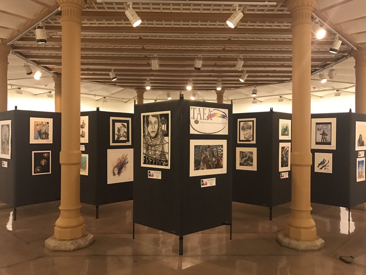 creativity_hive's tweet photo. The @TXarted @Youthartmonth #txYAM17 #CapitolShow is installed at Texas Capitol to finish our @TexasYam 2017 celebration @TXEart @taeaMSJH https://t.co/Hudk3gpxbW