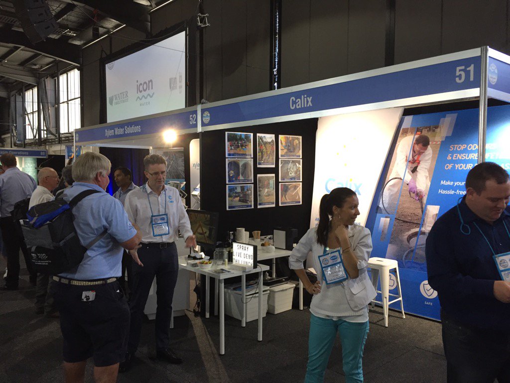 mj_romer's tweet photo. @Calixlimited is at stand 51 of the 11th @WIOAAustralia answering manhole corrosion issues https://t.co/rraaYz9jdn