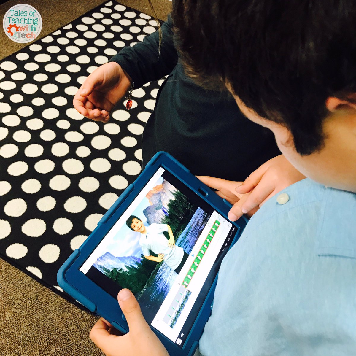 TeachingWithT's tweet image. Using the #greenscreen to create a project about #yosemite #edtech #iteach #iteach1to1