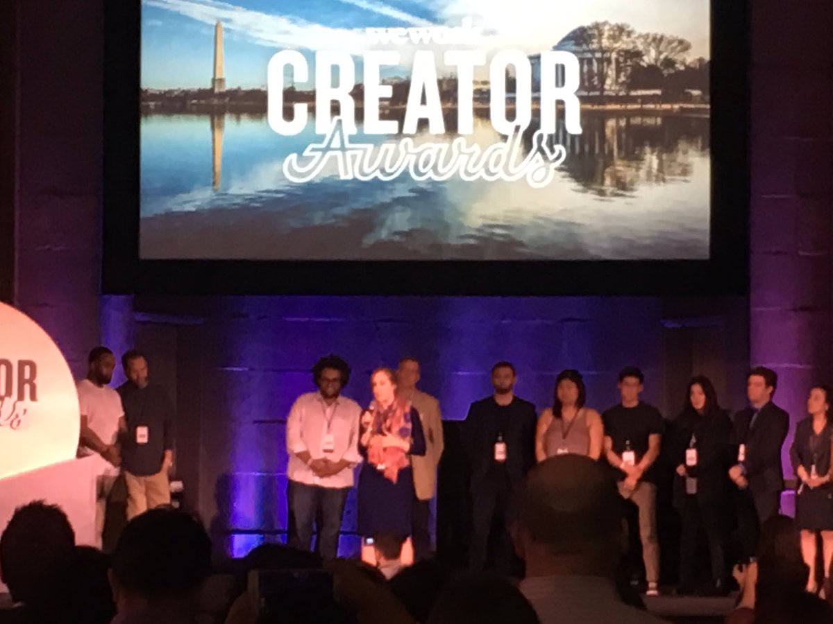 So proud to see our partner <a href="/togetherwebake/">Together We Bake</a> as a finalist in the <a href="/WeWork/">WeWork</a> #CreatorAwards. You rocked that pitch!!!