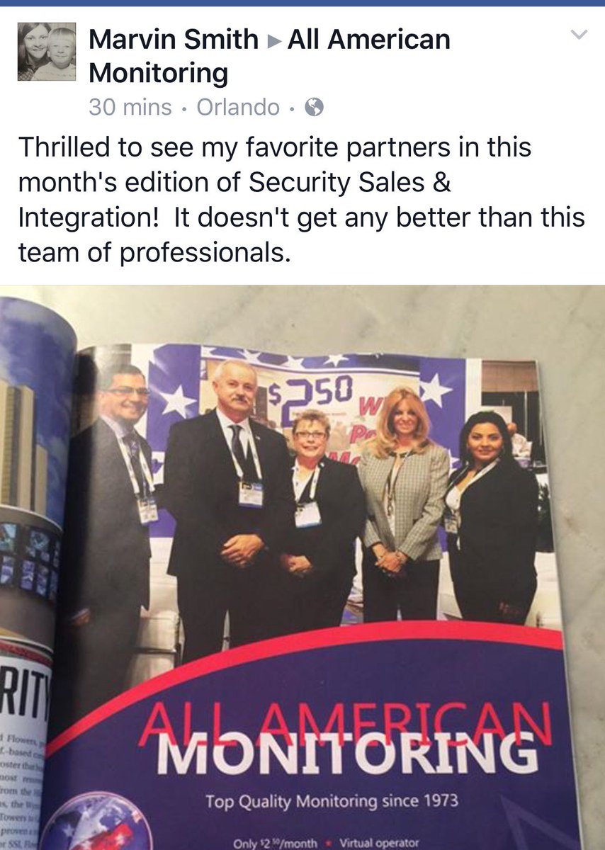 AllAmericanMoni's tweet image. Thank you Marvin with OES, guess we will be easy to spot this year at ISC West 😊. Booth #7089 #ISCWEST #ISCW2017