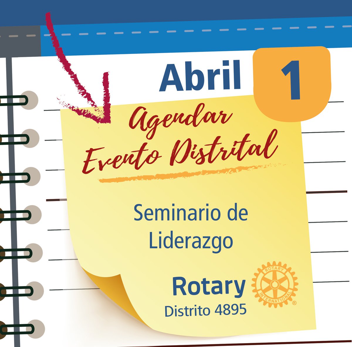 4895Rotary's tweet photo. Te anotaste? Seminario Distrital de Liderazgo #EsteSábado #Capacitación #Liderazgo @4895Rotary #SomosDel4895 #Agendalo #Anotalo https://t.co/w1lVCanIKq