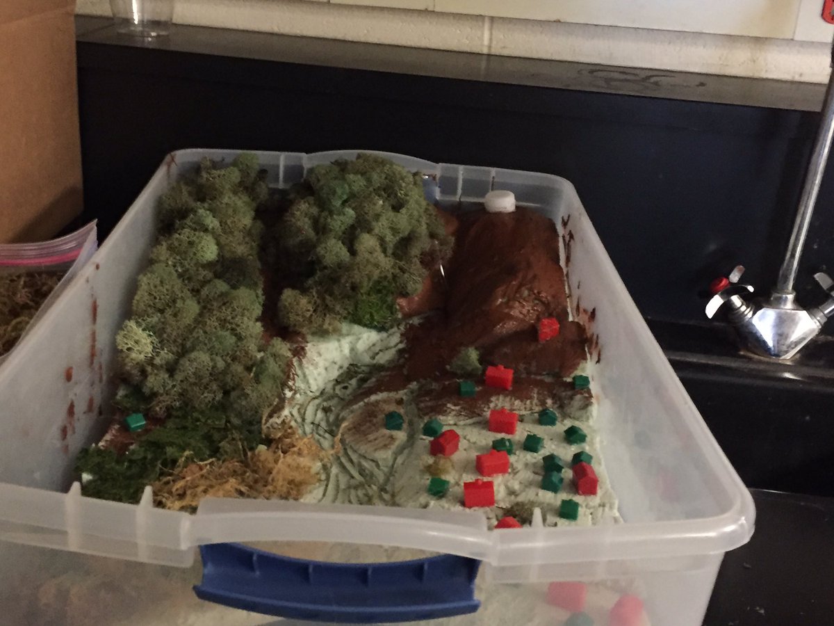 SSIMSGreenTeam's tweet photo. Watershed model - in progress! @SSIMS_SCES_OC @SSIMS_Science @SSIMS_AP https://t.co/PP88uyYFNv