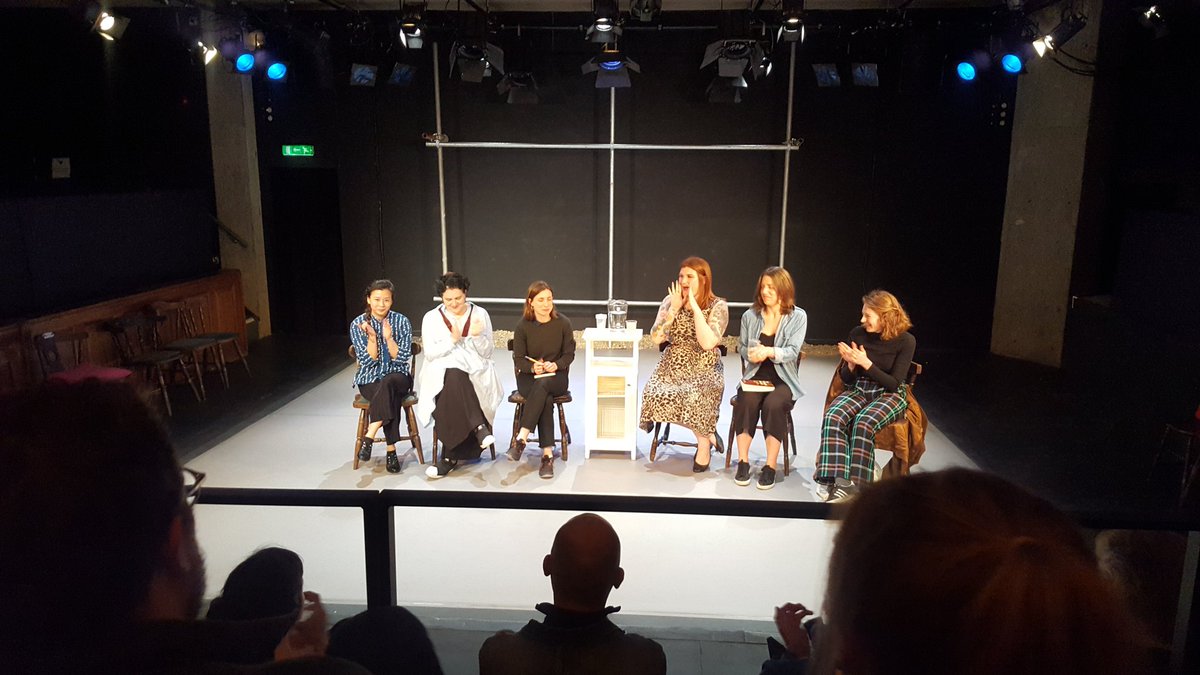 BunkerTheatreUK's tweet photo. "Who run the world?" -- Post-show discussion about gender equality in the arts chaired by director of RUN @lucywray_ https://t.co/ITF9Y3fVkL