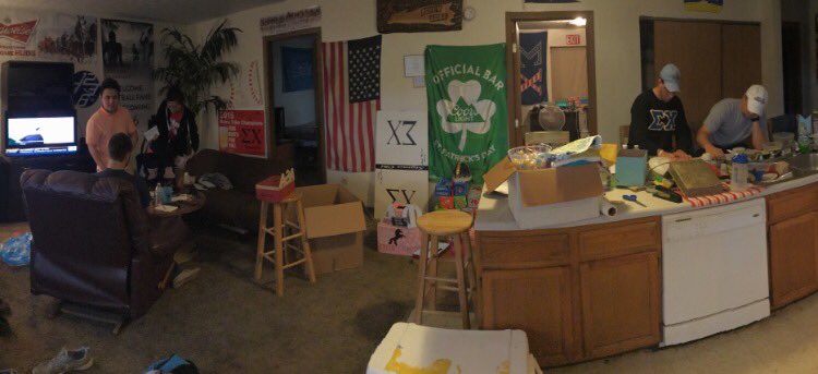 DerbyDaysISU17's tweet photo. Hard at work totaling up all the sorority donations boxes! We just reached $7k in ONLINE DONATIONS! 16th in the country! #Makinstrides https://t.co/FBd3vnNB8c