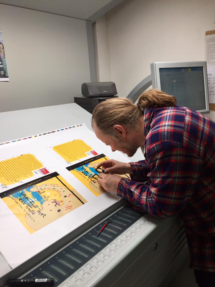 argobooks's tweet photo. Printing Egill Saebjörnsson's "Out of Controll in Venice" https://t.co/6PNbmZLP7R
