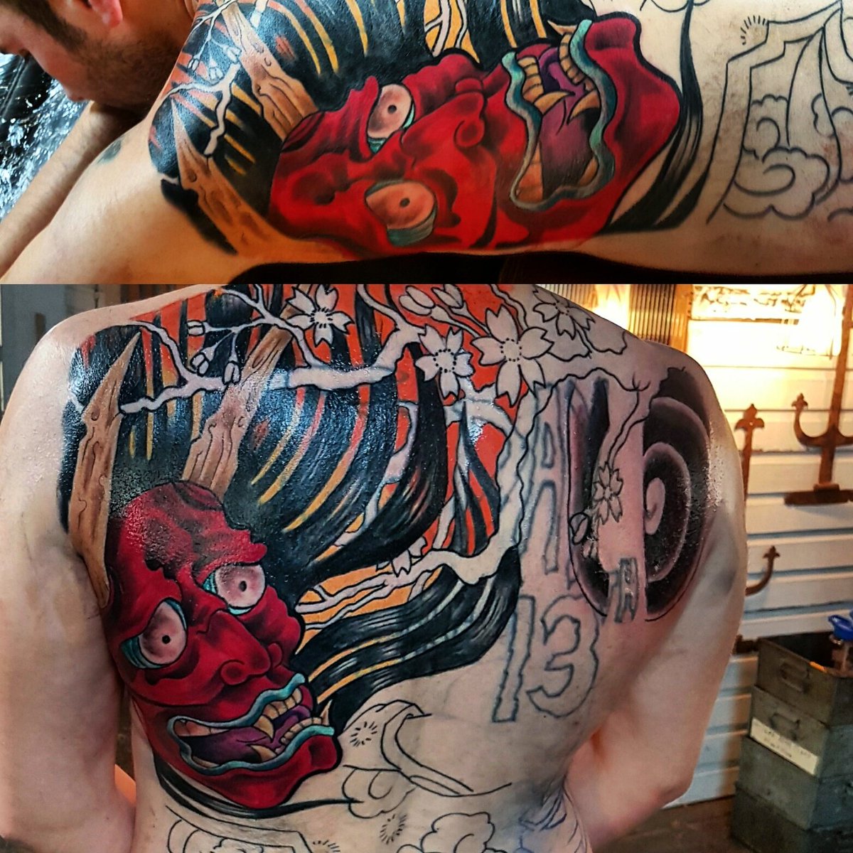 sketchreppinink's tweet photo. session started on tattoo fixers #largecoverup #tattoofixers #sketchreppinink https://t.co/qbS4npTFNr