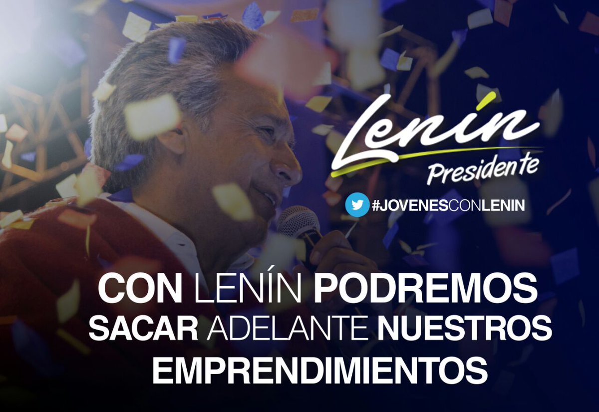Kevincfr1998's tweet photo. Somos un país con rostro joven, nuestras ideas y proyectos productivos tendrán todo el apoyo de @Lenin.

¡Yo ya decidí!
#JóvenesConLENÍN https://t.co/A8VooQMhv7