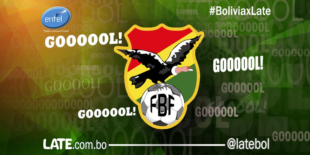 latebol's tweet photo. #Eliminatorias #BoliviaxLate | #Bolivia 1-0 #Argentina 

Informa #EntelDeporte
⏱30' ⚽️ ¡GOOOL! Arce #BOLARG
►https://t.co/T2uUTd5s3T https://t.co/a36Q3HNopa