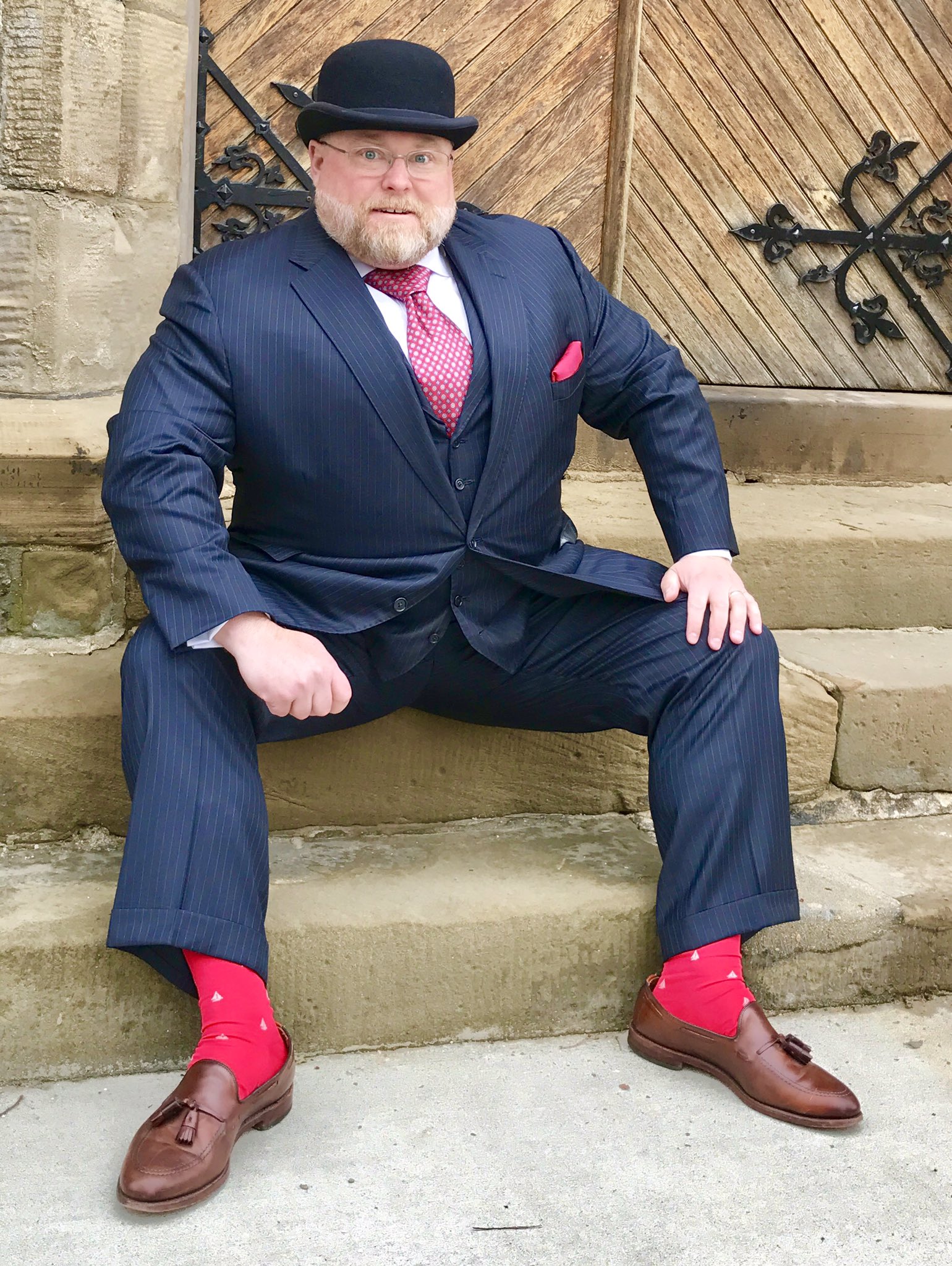 The Big Sartorialist on Twitter: "Guy staring at me, it’s almost like