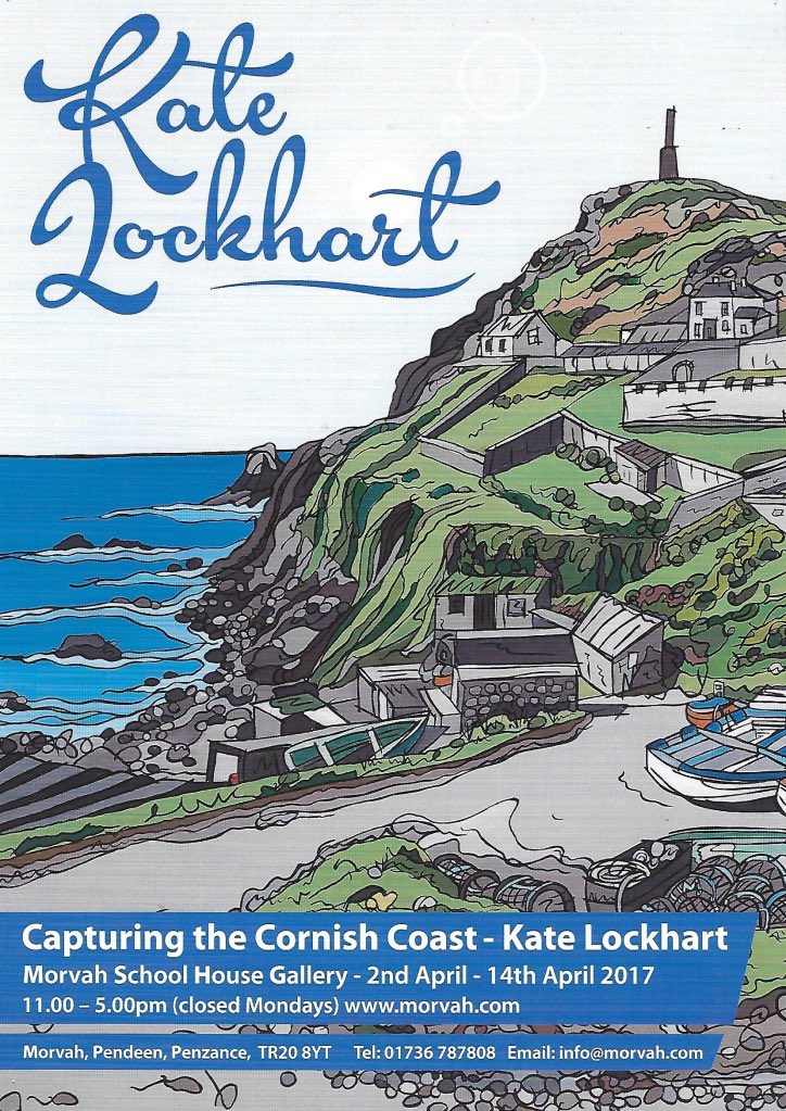 kate_lockhart's tweet photo. Looking forward to showing my Cornish series in Morvah! Opens 2 April. @ILoveCornwallUK @WhatsOnCornwall @BBCCornwall @StIvesSociety https://t.co/jmHgLV9e65