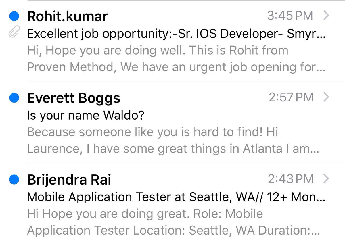 handheldarc's tweet image. The email in the middle...how can you not laugh with this subject line