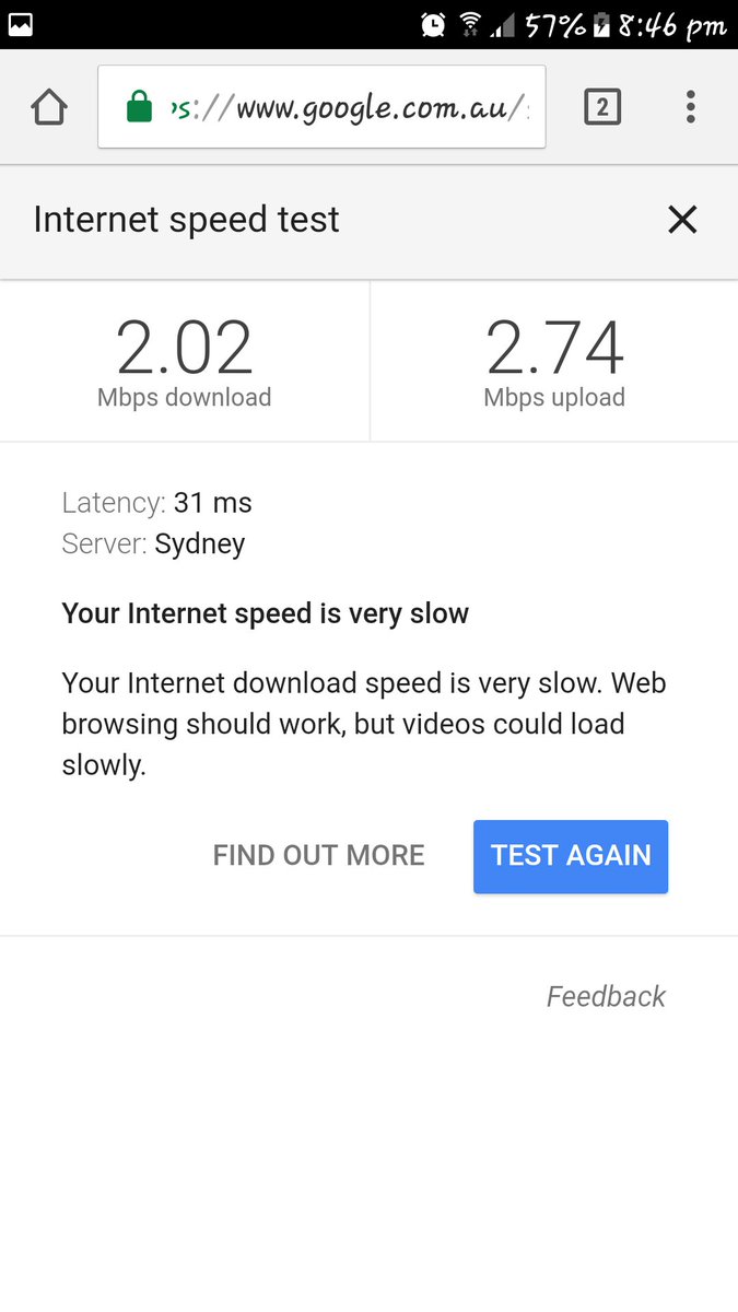 razzy_berry's tweet photo. Paying for 25mbps download and 5mbps upload and yet this is my speed. Can't use it. Very unhappy. @Optus https://t.co/xhGzVUyh3v