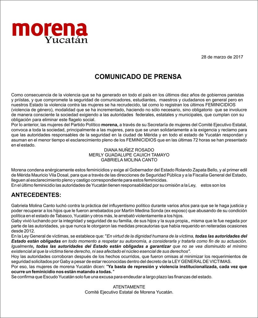 Morena Yucatán tweet media
