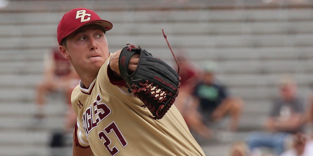 BCBirdBall's tweet photo. Congratulations to junior RHP Brian Rapp for being named Eagle of the Week! He struck out 8 Tigers on Sunday! 👏🏽👏🏽👏🏽
https://t.co/cjiVc4cBqn https://t.co/aagDZPdg10