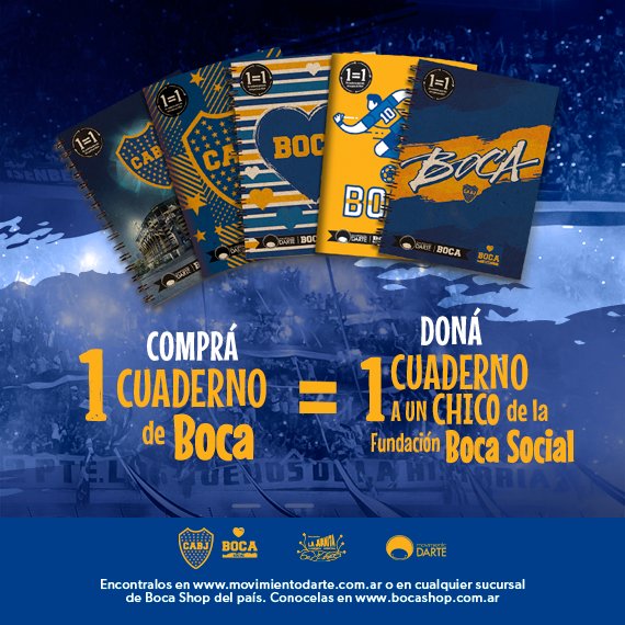 #UnoIgualUno 📘🎁👦 | Cuando comprás un cuaderno, donás otro igual a un chico que lo necesita. Conseguilos aquí -> bit.ly/2o80Kb0