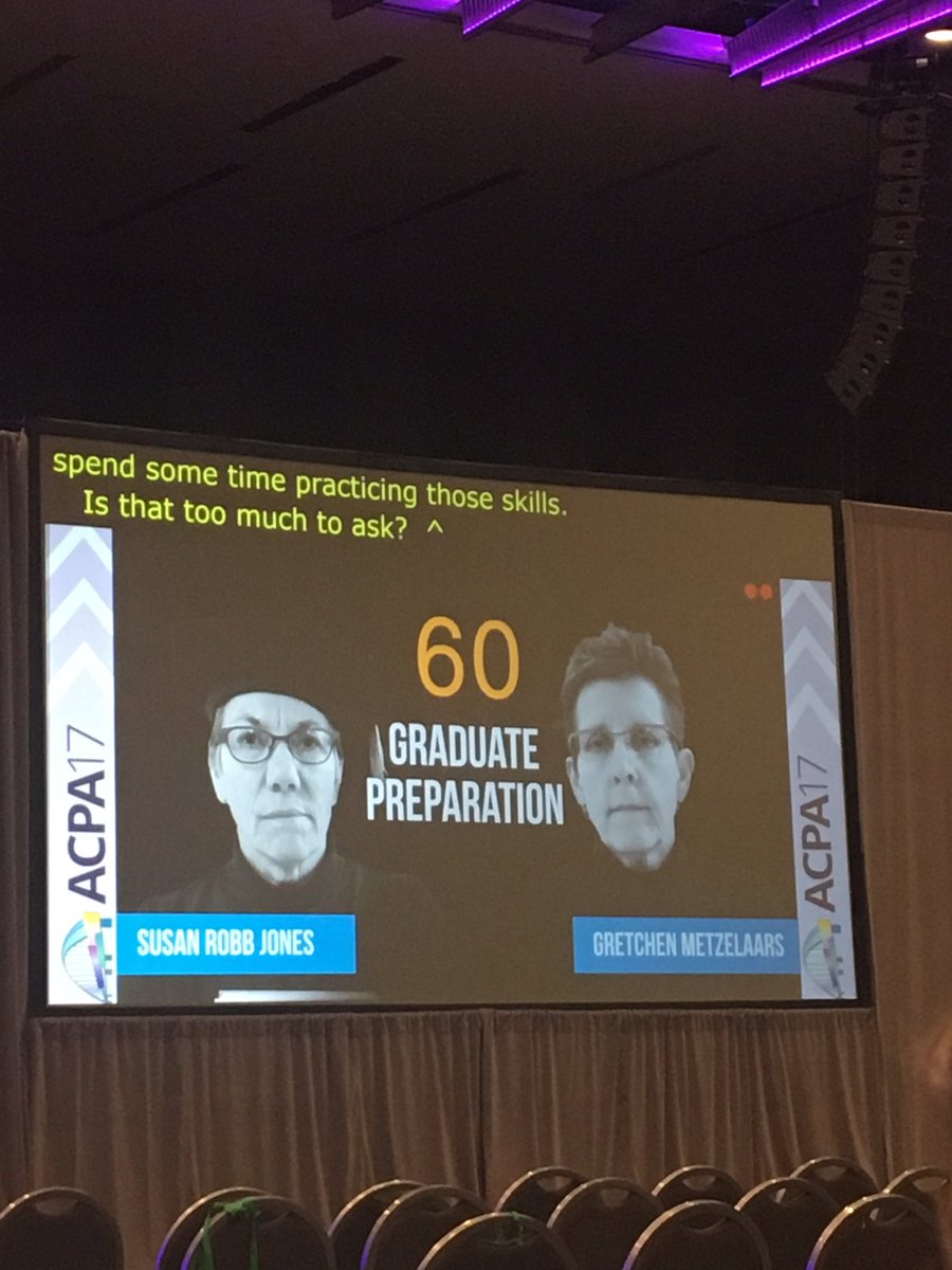 KARupert's tweet photo. The PhD student in me votes for graduate preparation, the administrator in me says meh. #ACPA17 #contestedissues @GMetzelaars @SusanRJones1 https://t.co/St0te9dOz6